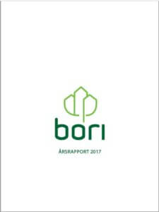 Forsiden av årsrapporten for 2017
